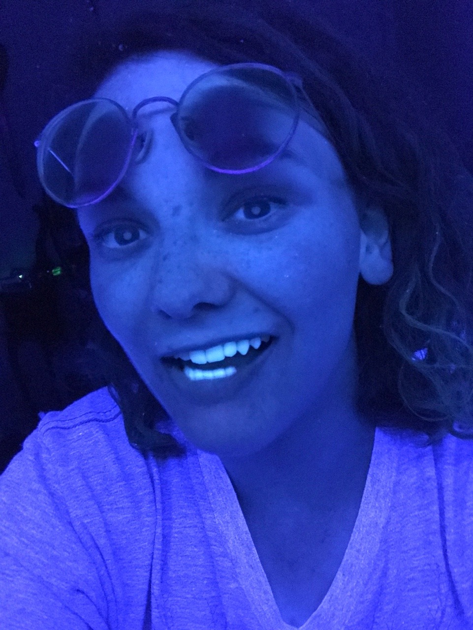 So I also bought a black light today and it makes me so fucking happy