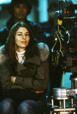 cinecat:  Sofia Coppola behind the scenes