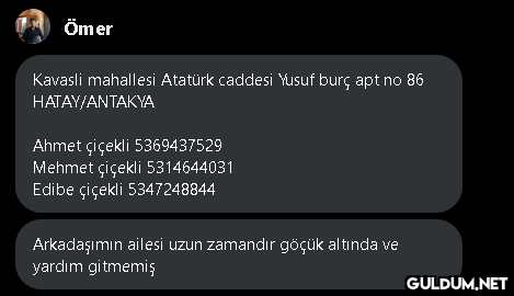 Ömer Kavasli mahallesi...