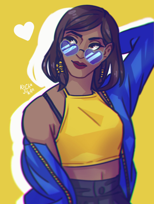 kochajikan:quick Pharah~!!+ speedpaint!