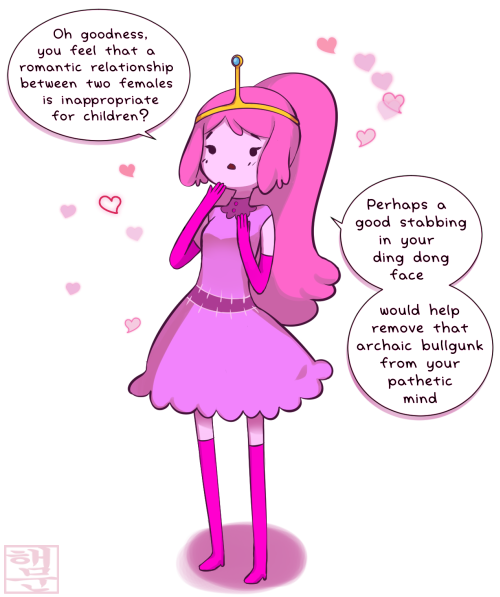 saeun: i drew this for the bubbline tag specially (◡‿◡✿) ALL KINDS OF YES!!