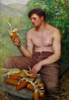 gay-curator:Le Trieur de Maïs Gustave Courtois (French, 1852-1923)He is the author