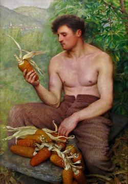 gay-curator:Le Trieur de Maïs Gustave Courtois (French, 1852-1923)He is the author