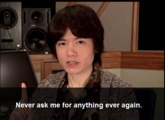turquoisewave: Sakurai after putting every single playable character back into Smash Bros: 