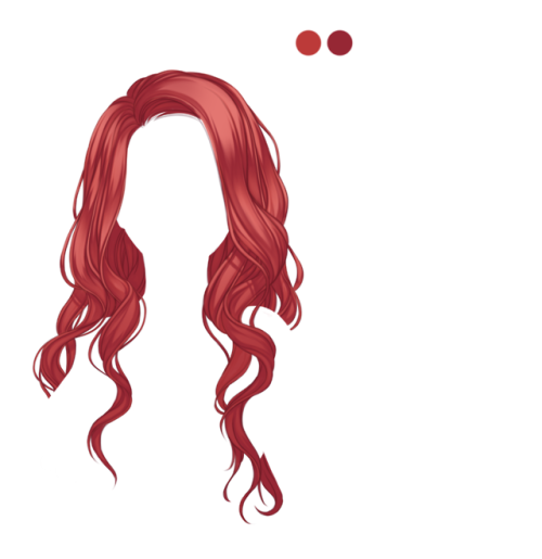 A Little Step-by-step For Lenes Hair. I Forgot To Save The First Version Of Lineart, So Theres A Little
