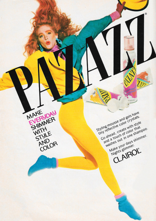 justseventeen: February 1987. ‘Go ahead, create with style and a touch of color that washes ou