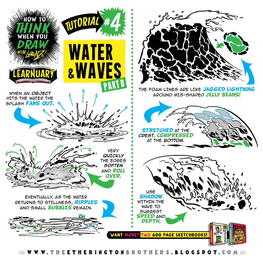 How to THINK when you draw BOOKS tutorial! by EtheringtonBrothers