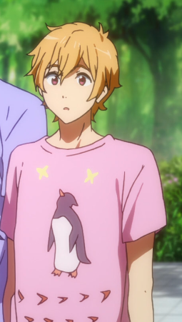 kingtachibana:  nagisa wears a shirt that has him and his fucking boyfriend on it.