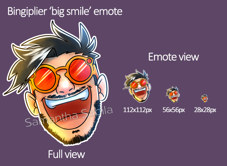 samanthasabila:  More emotes of @markiplier and more are in progress :D
