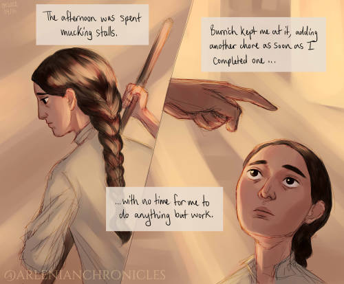 A small scene from chapter 5 of Assassin’s Apprentice! I love watching Burrich bumble around w