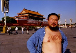 jpegging:Ai Weiwei really is the most iconic