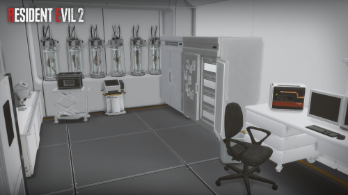 mimoto-sims: Resident Evil 2 Remake Vaccine Room SetExtracted from original game by dddkhakha1 ;Conv