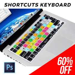 betype:  Photoshop Shortcuts Keyboard Cover