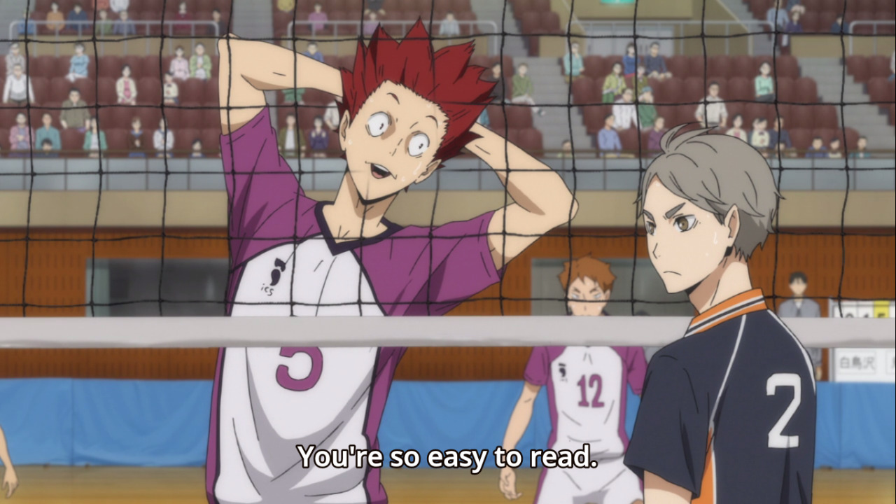 Satori Tendo is not like the other players 😨 #anime #haikyuu #fyp