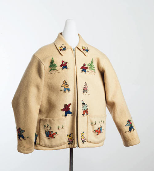 okpox:Inukuluk Jacket, 1966Susannah Igloliorteembroidery thread, duffel