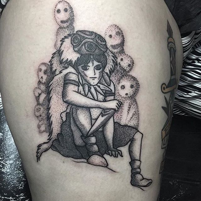 Princess mononoke tattoo