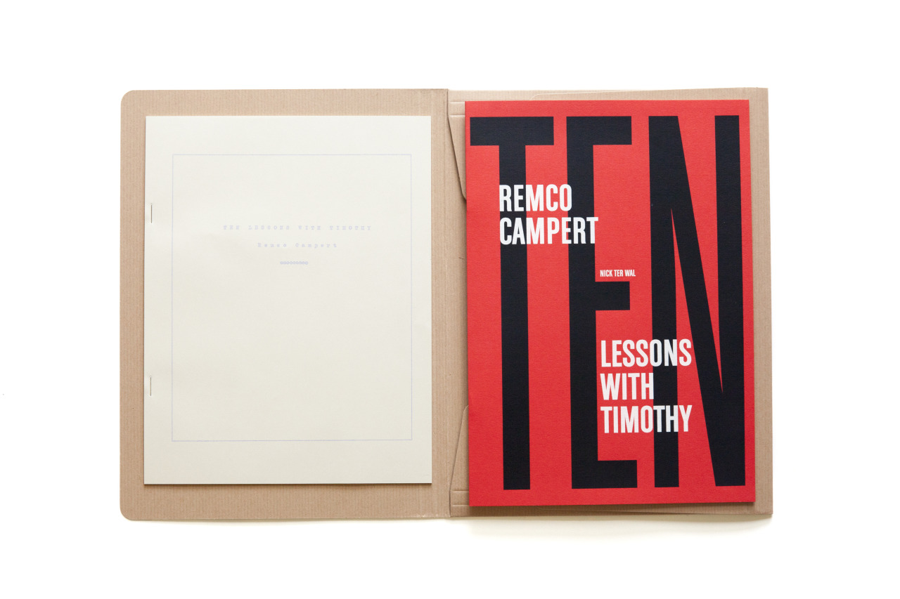 Remco Campert. Ten lessons with Timothy - Published by Demian.