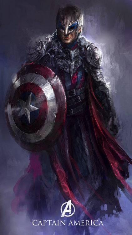 burrito-of-marvel: Avengers: Fantasy Edition by the awesome thedurrrrian.deviantart.com/