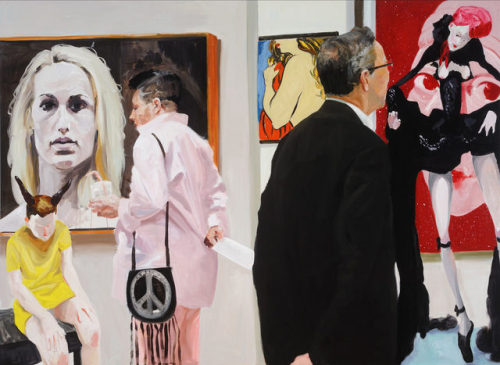 alaspoorwallace:Eric Fischl (American, born 1948) Art Fair: Booth #10 | Booty, 2014. Oil on linen, 208 x 284 cm