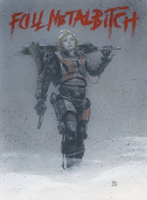 brianmichaelbendis: artwork by Travis Charest. Stunning, don&rsquo;t see enough of his stuff abo