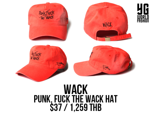 Seungyoon was wearing Wack Punk, Fuck The Wack Hat. It’s already sold out.