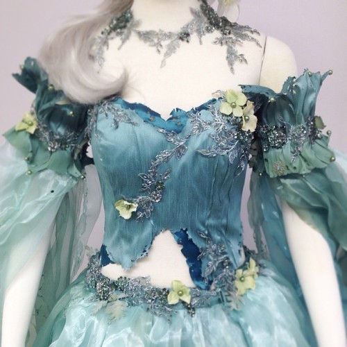 opulentdesigns:~Seafoam Fairy Bodice Details~ by Firefly Path 