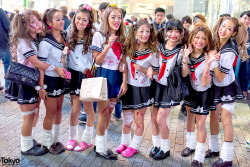 tokyo-fashion:  Japanese school girl zombies