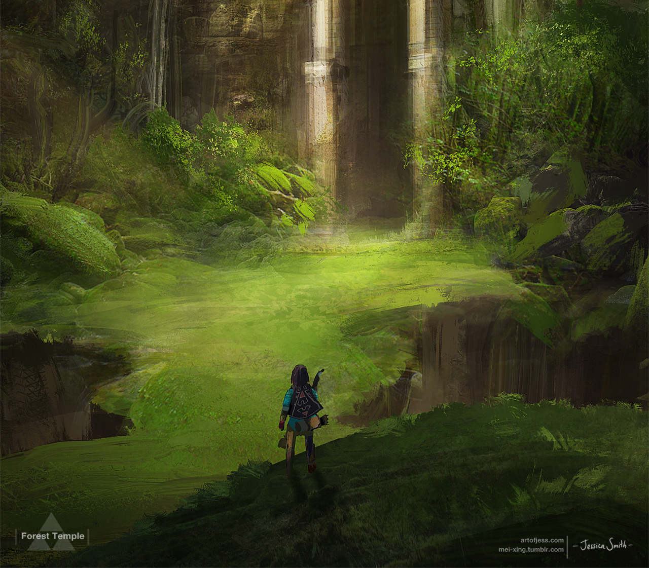 gamerspirit:  Forest Temple by Jessica Smith  