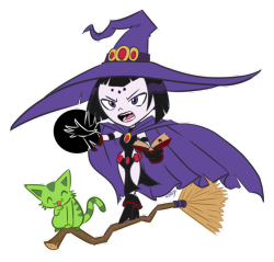 Koud3X:  The Witch Of Azarath!Wanted To Draw Some Teen Titans Go Halloween Stuffs.