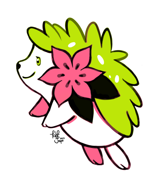 Shaymin in Gen 2 paletteA continuation of this series (#mythicalgen2colors)