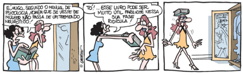 A Muriel strip, by Laerte Coutinho.