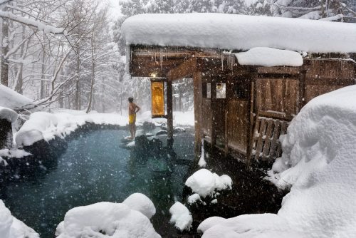 Thermal hot springsTsurunoyu, Japan, 2016. bySteve McCurry