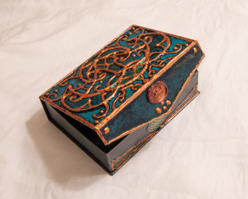 Filigree Boxes &ndash; RWN 2019I upcycled some old hearing aid boxes (they were terrible hearing aid