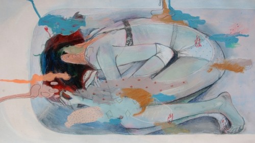 theonlymagicleftisart:Bizarre surreal portaits by Alexandra Levasseur