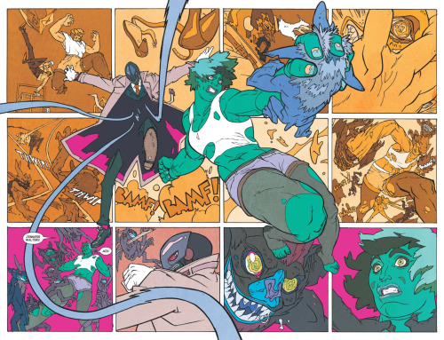 saucerkommand:Spectacular art by the Prince of Cats, Ron Wimberly! 