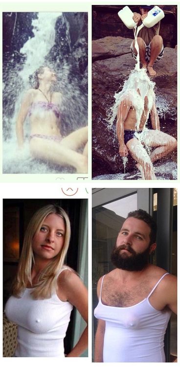 iraffiruse:  Guy goes on tinder and copies pics