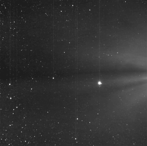 Stars, Mercury, And Solar Corona 