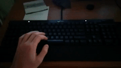 youllbefinenothingsfallenoff: sixpenceee:  Now here’s a keyboard I need!  The husband has one, and it’s great for programming.  You can set it up to display different patterns depending on what system you’re working within.  And it’s shiny.  The