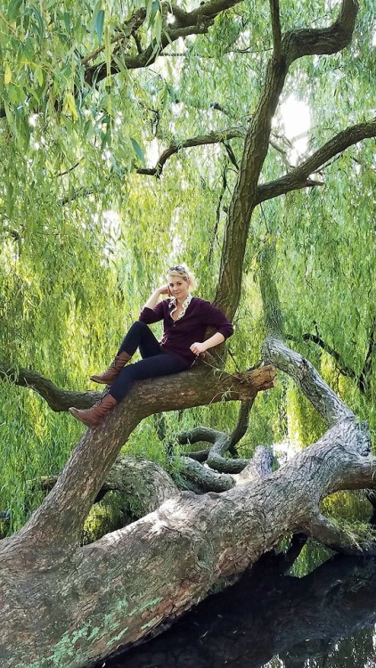 Some trees in the Vondelpark fall over and grow sideways&hellip; things are just like that somet
