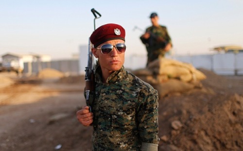 Handsome peshmerga