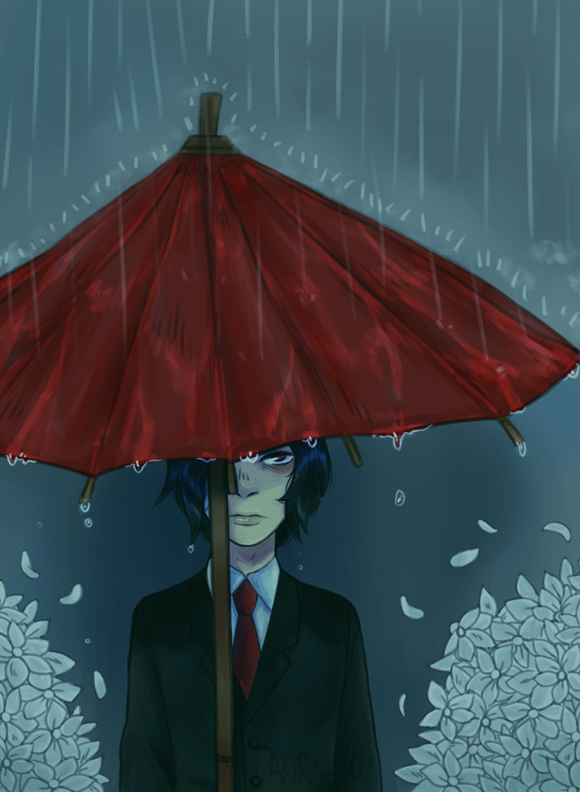 also didnt have the energy to draw the umbrella the way it actually 