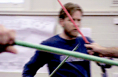 theforcesource:Hayden and Ewan fight training for Revenge of the Sith