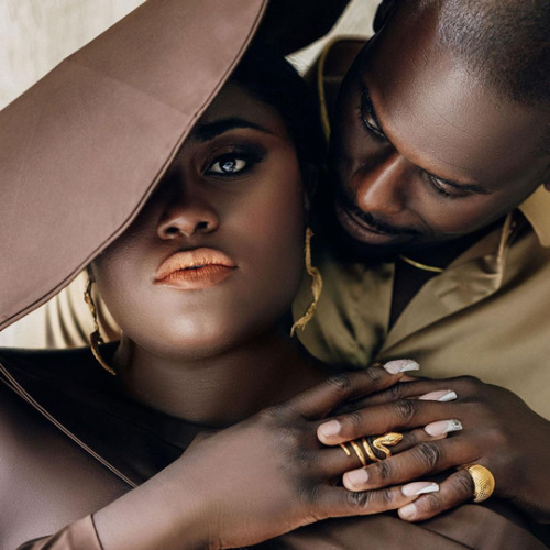 accras:Danielle Brooks and fiancé Dennis Gelin  - Engagement series 