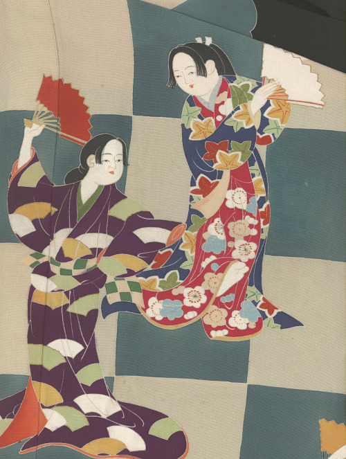 Meiji Geisha Hikizuri. Mid to late Meiji period (1880-1911), Japan.  The Kimono Gallery.  A rare sty