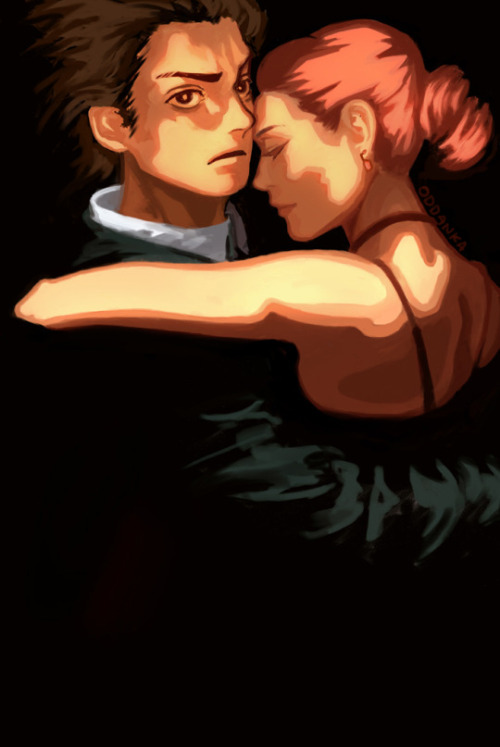 oddanka:finally finished colouring! I had fun trying out a more stylized way of shading