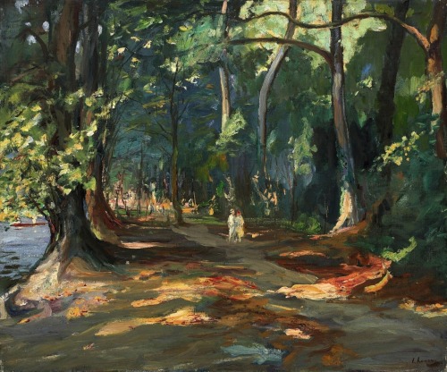 sweetsncakesarte: John Lavery The Path by the River, Maidenhead