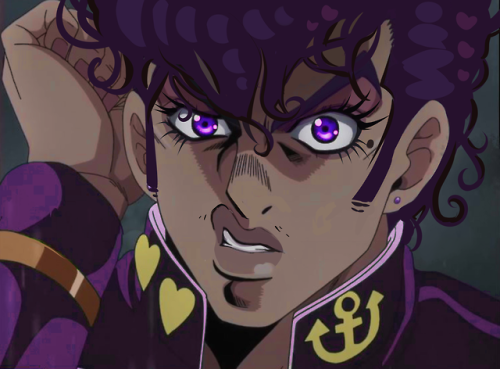deweyart:   i always wished josuke had looked even more like prince, so here he is! the purple rain prince himself