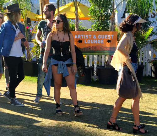 hudgens-online: Vanessa Hudgens at the Coachella Valley Music &amp; Arts Festival (Day 3) - Apri