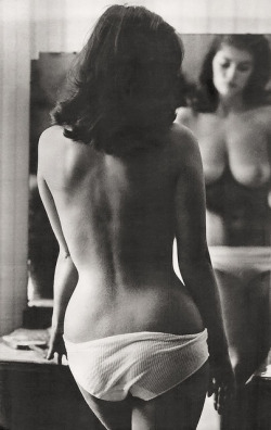 thekameraclub:  Connie Fielding in White Panties - Better Known as Eve Eden (1964), More Details … Here