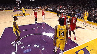 awesomenbamoments:  Rajon Rondo vs CP3, Oct. 20, 2018